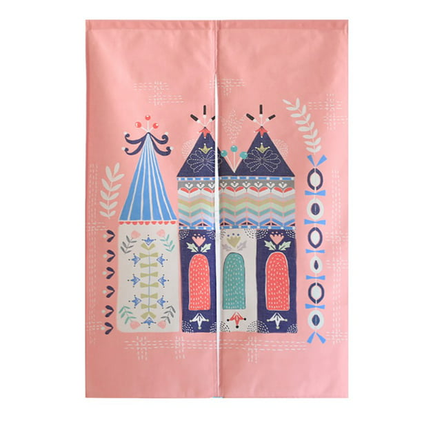 Japanese Noren Doorway Curtain Ancient Character Fish Tapestry For Home De Z6A9